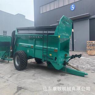 油柴撒大力撒粪车6立方牵引式粪机大型拖拉马机带撒DAO肥机