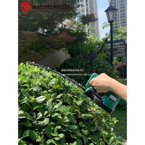 IYX弧形电动绿篱机充手电篱笆式剪球型单绿篱剪手持修修剪机茶树