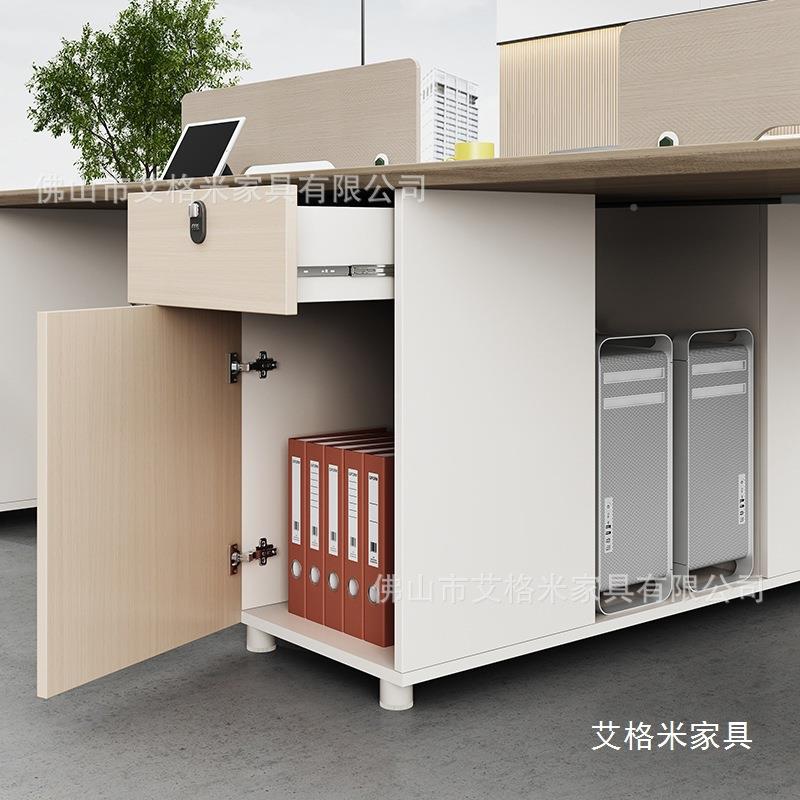 员办桌员工台公yp102式位卡位简约现代组合职屏风隔断电脑桌组合