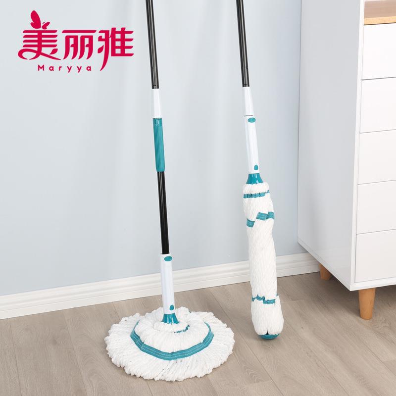 雅自拧水旋转拖把家懒人丽拖用把头挤451水布美条拖布地拖墩布