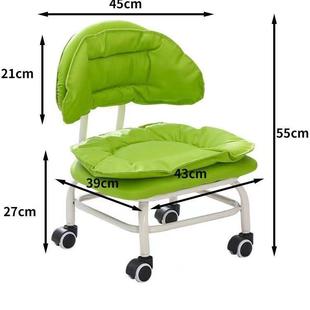 滑726轮小凳子向轮小凳子家矮凳靠背凳茶几沙发凳带轮板儿万童椅