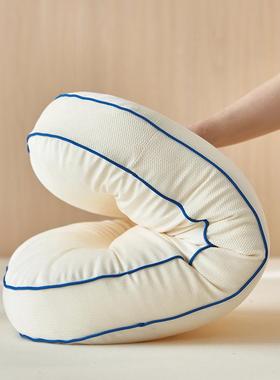 新家款立体护枕成枕头48*7人4c颈m/单人用白色NBO枕芯定型枕