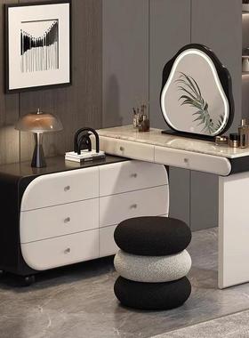 爱米风达奶油轻奢LLX钢琴烤漆卧梳妆台室化妆一桌体