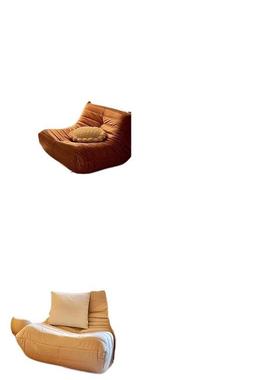 毛毛虫懒发可躺可睡网红奶油风人沙榻榻米卧阳室台单人客厅IHA休