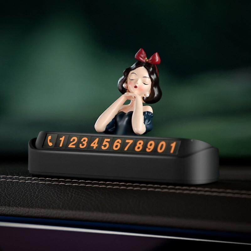 ZJERV在逃公主临时停车电话载号牌码创意2车挪车牌车