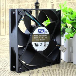 出ACDS12025B12售U12CM1UUS202512V1.0V四针PWM智能调速风扇