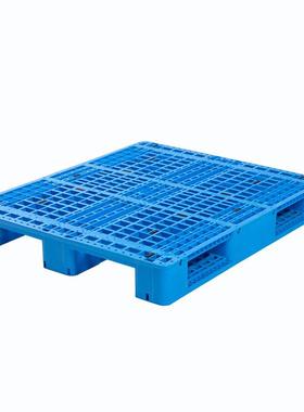 塑1210网格托川字料盘卡板塑胶托盘仓库HYB叉车潮防塑料栈板地台