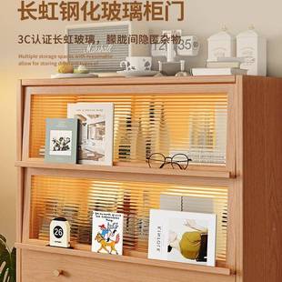 实餐边柜靠五墙一体储物柜zhcbg-06斗柜组合卧室樱桃木木色客厅茶