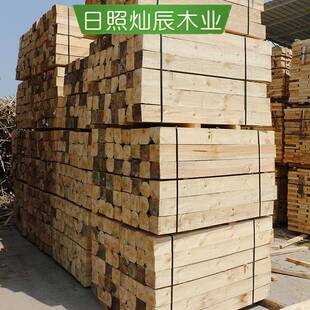 松木方木木工程高路OTI垫用密度道木铁矿用道木枕木