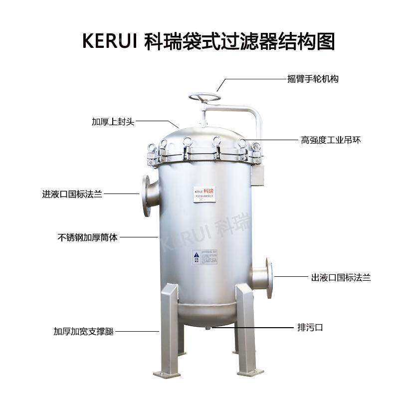 袋过式滤YXI器油田原油过滤机钻井用过不水锈钢滤设备源头厂家