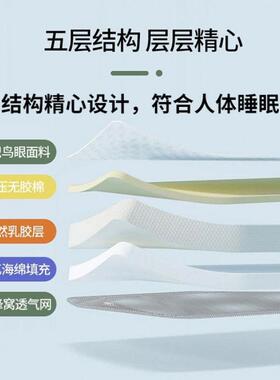 加厚双人乳胶床垫软垫学生舍榻榻宿垫租房海绵EYF垫折子叠床米垫