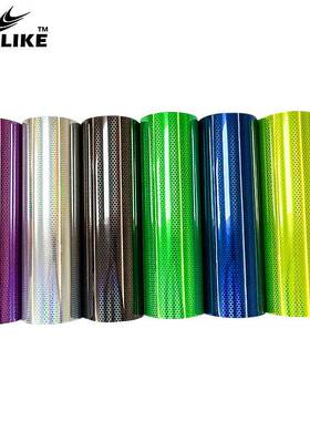 汽车窝蜂镭大灯改色OUK射膜熏黑尾灯膜车灯变色透光装贴饰膜