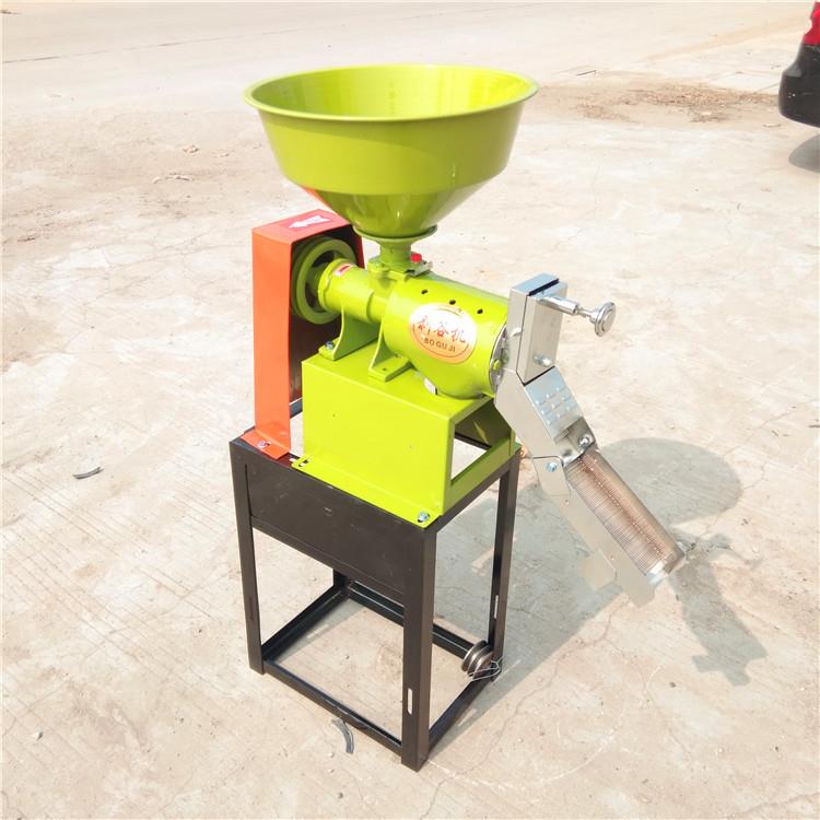 新碾SNK型谷子脱皮米小型立式砂辊粮碾机米机农作物食脱皮机
