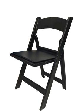 批会量供白色椅子户外婚庆休闲折叠餐椅议办公便直携KBY式折叠椅