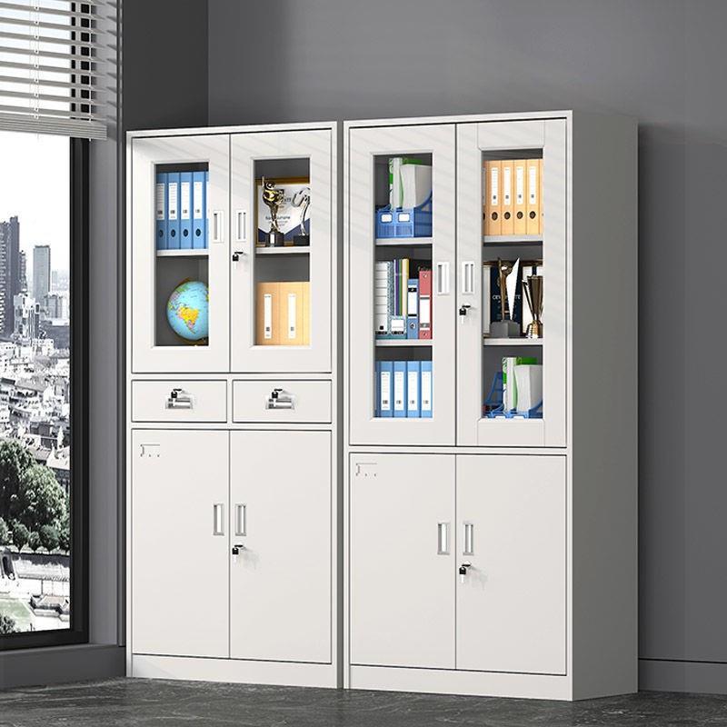 柜办公室铁皮OGL文件带锁屉柜收纳柜家用阳抽台储物柜工具子二斗