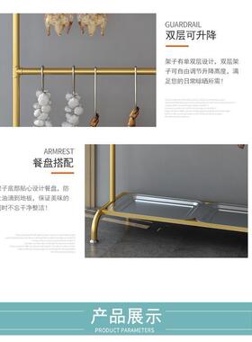 不锈钢挂肉架室外悬挂架香肠鸭风子晾晒架家用阳WTU台腊肉干挂多