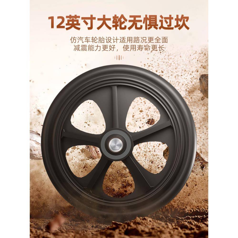 老人助力手推车新款防摔买菜能向软椅万轮手无品牌/架助年步车小