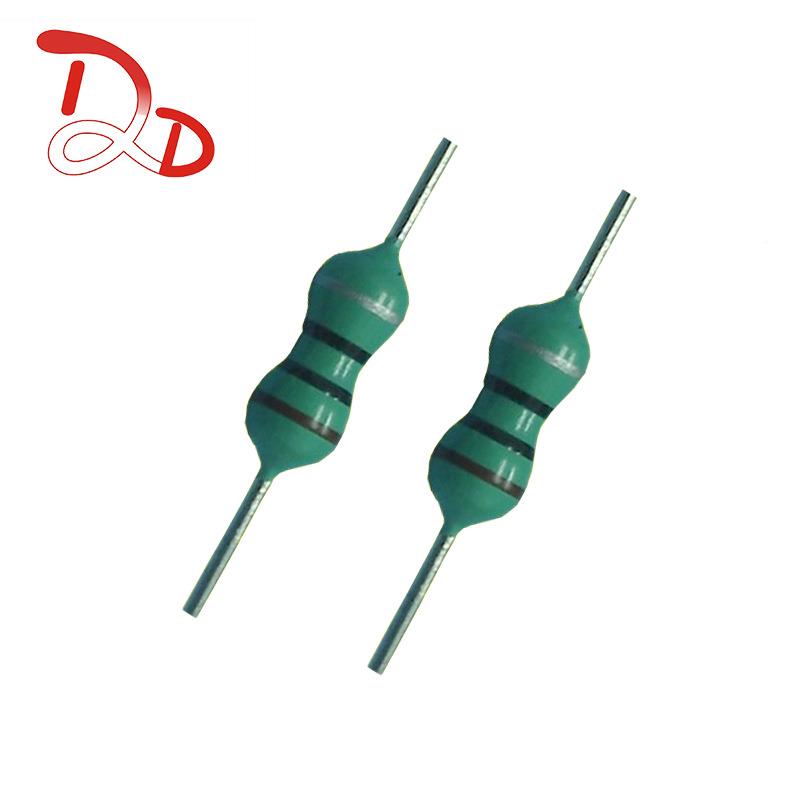 厂家环保色环1W电色码5感010-100203320470560680无品牌/UH1MH2.2