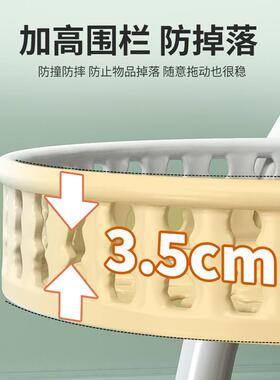 架置子客花厅地式阳台花落IWG架多层圆形带轮移动铁艺摆放物架花