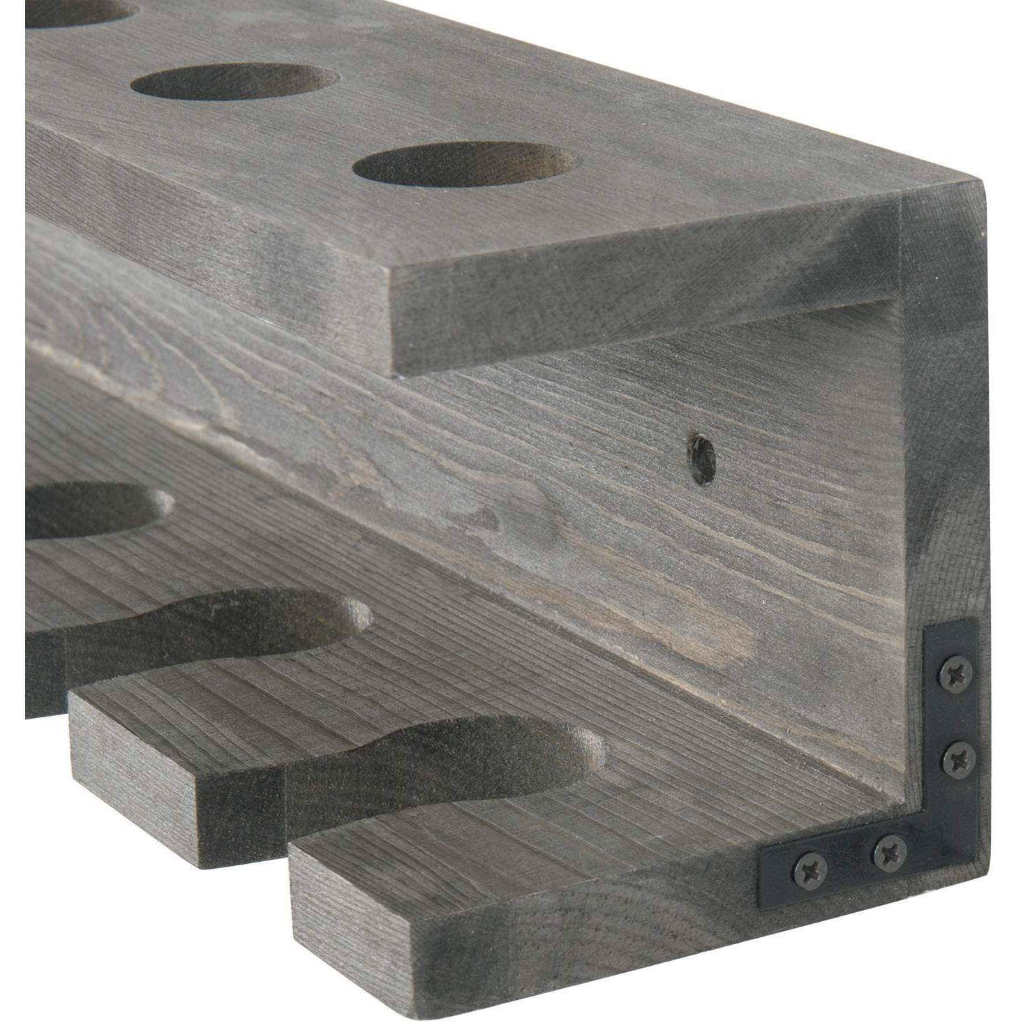 实木创棒球00669底棍收纳架墙面壁挂球展示架顶部带凹槽防意掉棒