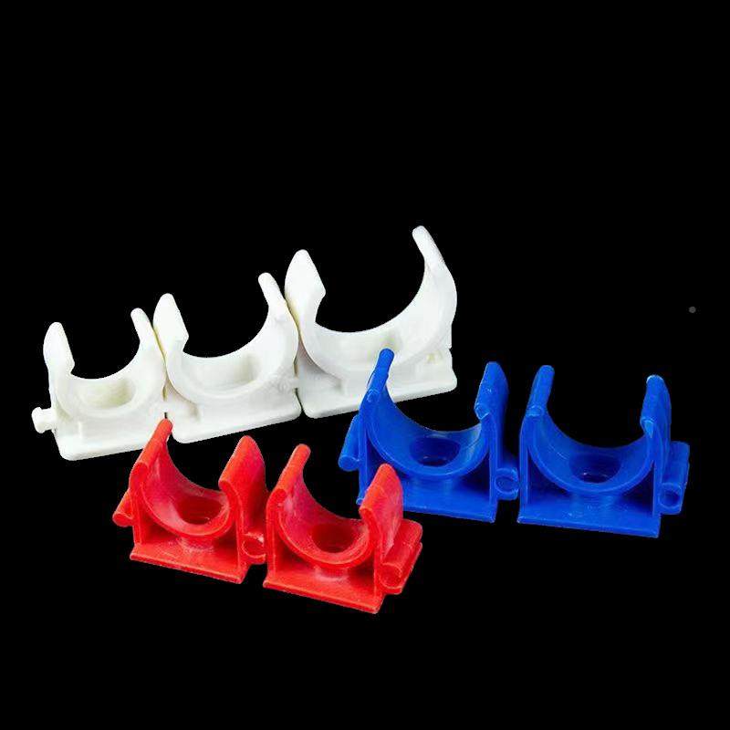 水管管穿线管卡红白电工U型塑料固定装型排卡迫码管夹PHANV拼C