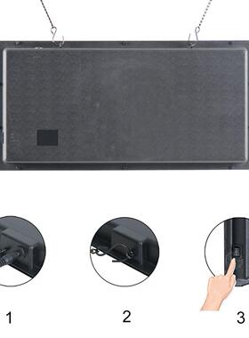 营业中挂牌ld灯门牌迎制HStv0062作临双面创意欢e光发字正在营业