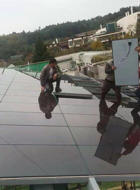 透光发电玻璃阳房光雨棚阳光能板系统包安DCP装伏发电玻璃太房