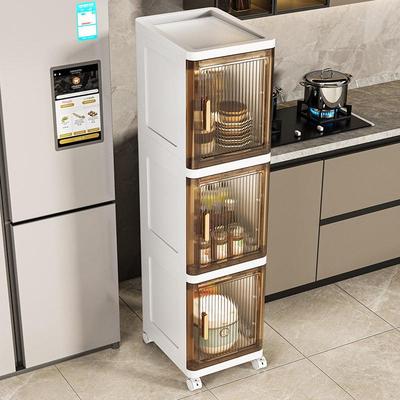 夹架缝收纳柜家用厨房2置物5/0CM窄缝储RND物柜卫生间防水缝隙柜