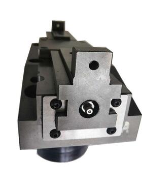 柄型高曲夹持精定KDB度二爪夹具平行虎钳自心虎二爪卡盘气动夹钳