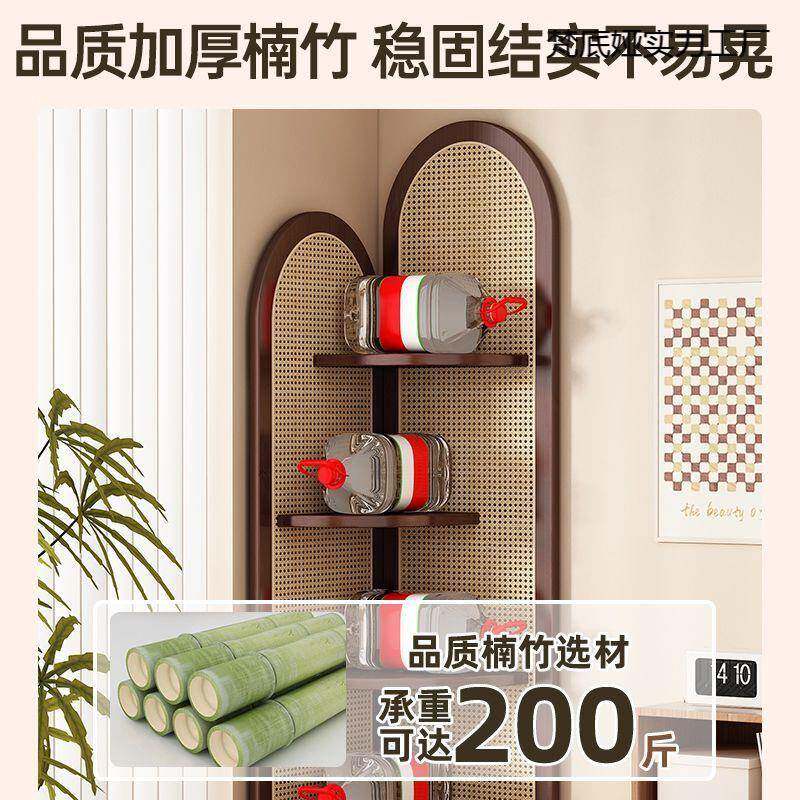 复置古三转柜物客厅墙角拐角收纳展示物卧室530非实木藤编储沙发