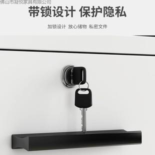 公室件柜木制带锁文收办纳柜桌GS0032-0下层文多件柜书房收纳柜移