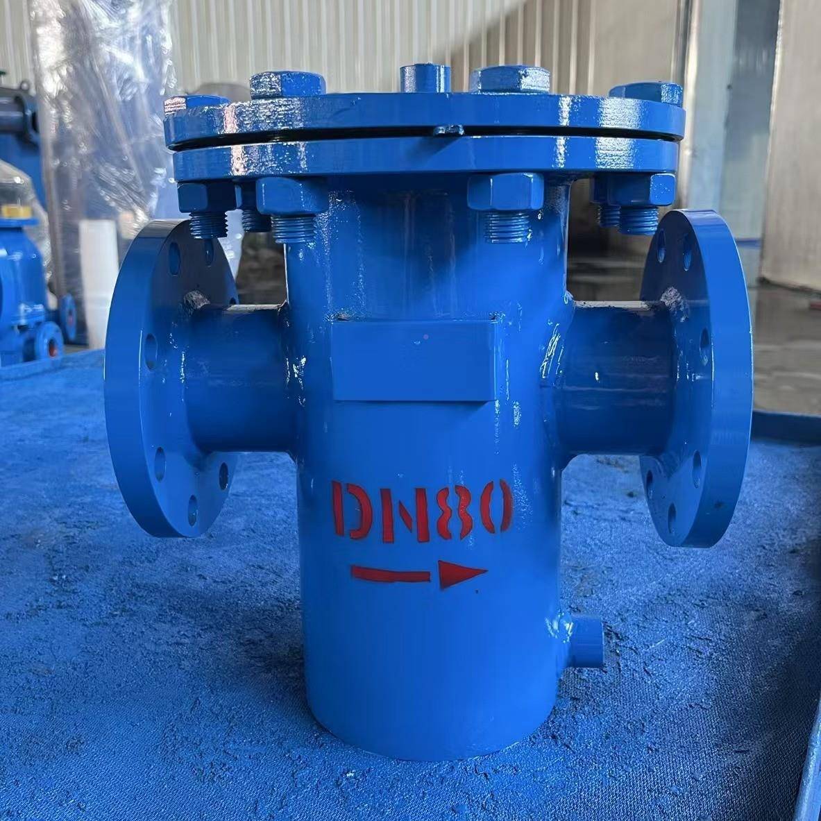 立式直6通除污器RB过S滤立式直通0除污器DN40-DN40篮式过滤器10公