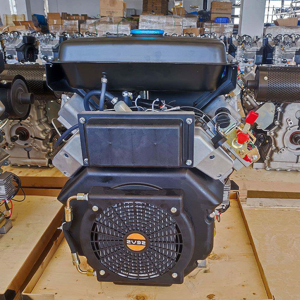 1kw21马力2马力6双缸V型柴油机四冲ZKY程2风冷柴油发动机HD2V92