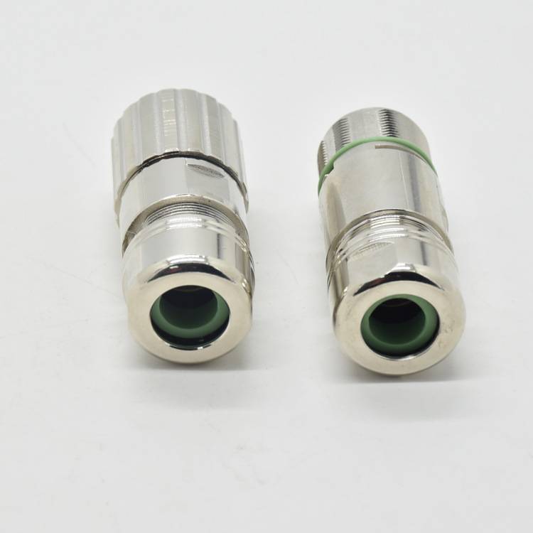 电连接器M23-6P线线对接防水航空插头