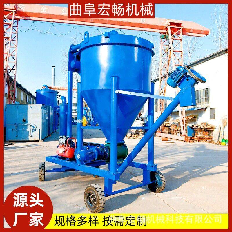 沙克龙小麦除尘型气力输送机宏畅气力吸粮机稻谷玉米负压吸粮
