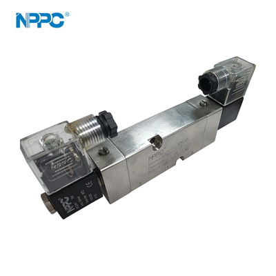 供应NPPC二位五通全不锈钢316NAMUR系列双电控电磁换向阀SSM系列