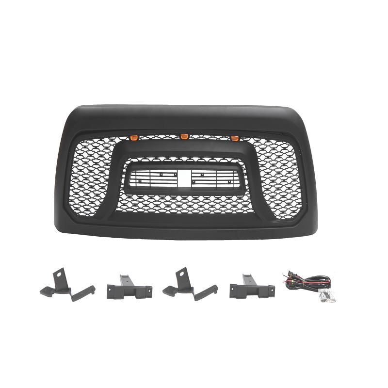 适用于RAM2500道奇公羊10-19款网格款中网前脸改装件