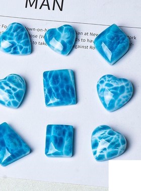 海纹石吊坠天然海纹石手串海纹石单珠拉利玛石拉利玛海纹石水晶蓝