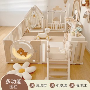 你好童年宝宝g游戏围栏地上婴幼儿童爬行爬爬垫防护栏室内客厅家