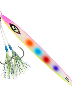 船大工 dp船钓速沉夜光慢摇铁板路亚y饵金枪章红饵80g100g150g200