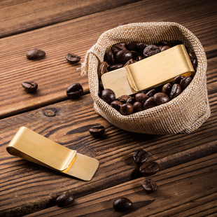 梧桐别院 旅行者笔记本子手帐本专用黄铜笔夹 复古风创意便携式随行空白日记本记事本多功能金属收纳票据夹