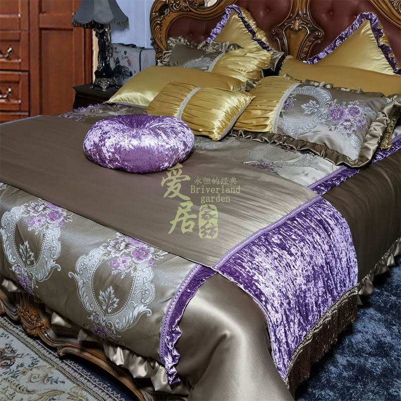 奢华欧式床上用品多件套奢华法式样板间样板房高档美式床品套装