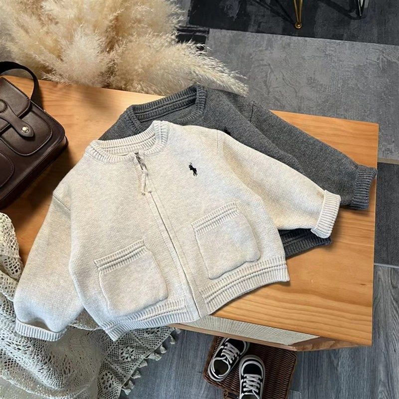 秋冬款儿童拉链毛衣开衫2024新款洋气韩版男女孩针织衫外套童装潮,童装/婴儿装/亲子装,毛衣/针织衫,淘宝优惠券,粉丝福利购,淘宝优惠卷