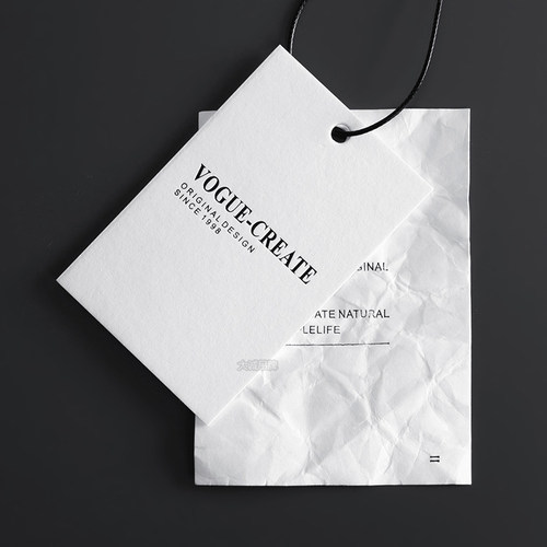 服装店吊牌定制撕不破纸高档现货吊牌订做LOGO标签衣服吊牌定做