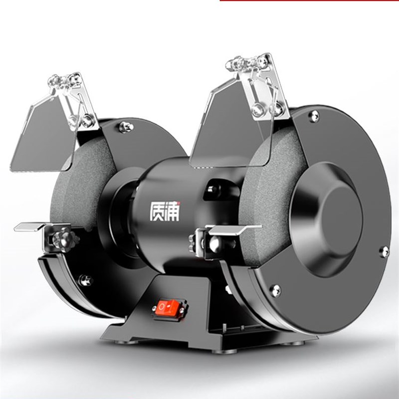 台式砂轮机小型电动沙轮磨刀机专用F打磨机家用迷你工业级防护罩