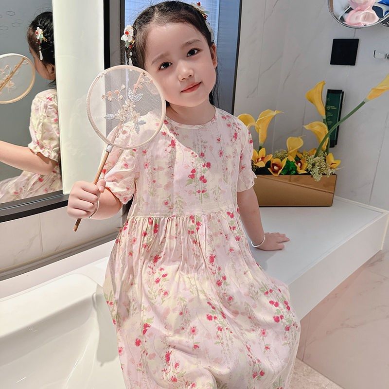 (有成人尺码)可外出洋装儿童棉绸睡衣碎花气质,童装/婴儿装/亲子装,连衣裙,淘宝优惠券,粉丝福利购,淘宝优惠卷