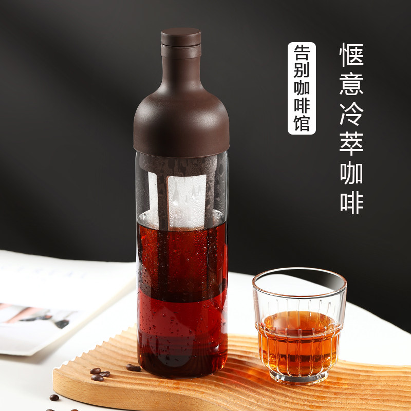 冷萃咖啡壶玻璃冷萃瓶冷泡水果茶壶冰美式冷淬冰滴壶冰萃壶冷萃杯