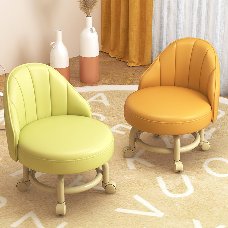 万向轮小凳子家用滑轮矮凳儿童靠背椅子美缝可移动圆凳Z玄关换鞋,住宅家具,万向轮凳,淘宝优惠券,粉丝福利购,淘宝优惠卷