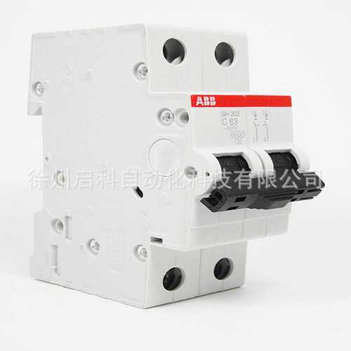 ABB断路器2P空气开关 SH202-C50 货号10103995脱扣特性C微型空开