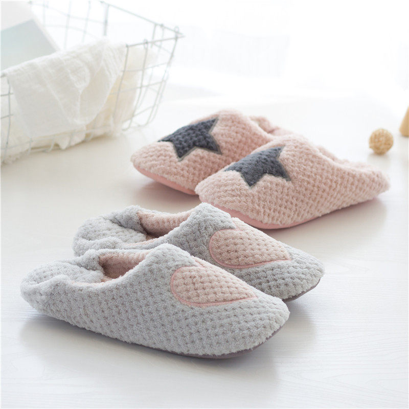 日系静音棉拖鞋女秋冬季木地板家居家用拖鞋厚底防滑产后月子拖鞋